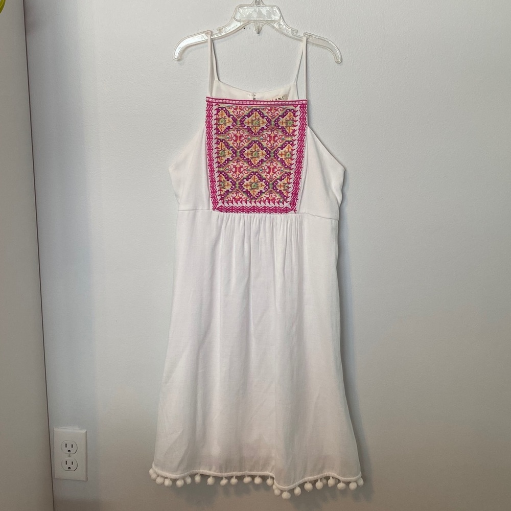 MIAMI Dress (white & pink)